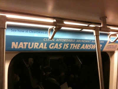 Natural Gas Marketing Messages in Key Washington DC Locations 1