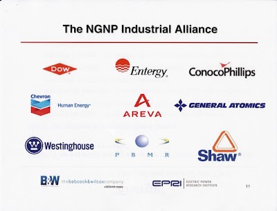 Surprise, Surprise - Chevron and ConocoPhillips are both part of NGNP Alliance 1