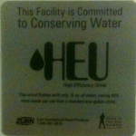 HEU - High Efficiency Urinal