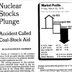 Nuclear Stocks Plunge: Accident Called Coal-Stock Aid